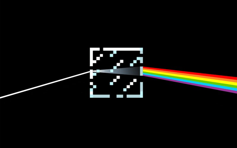 Light Through Prism — Black