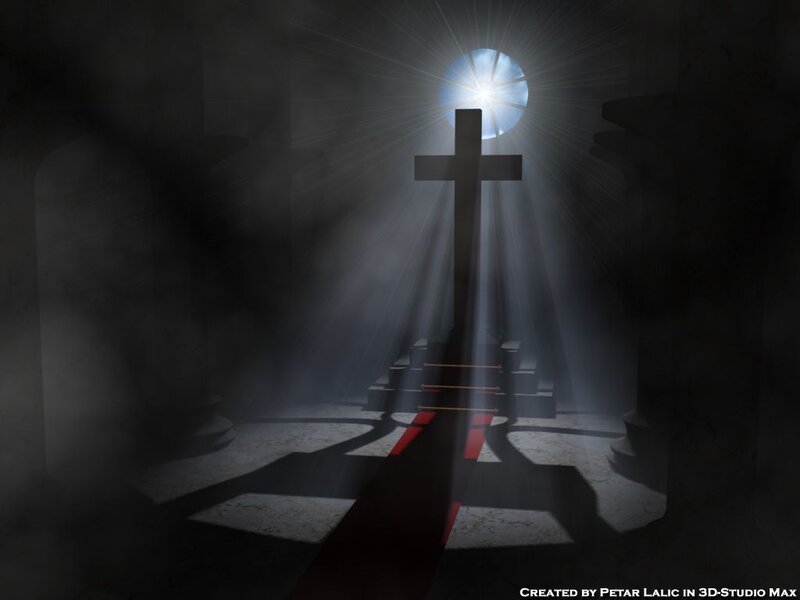Light through the cross
