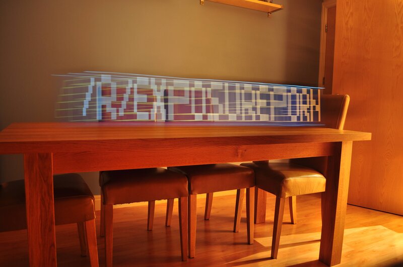 Light Trail on Table