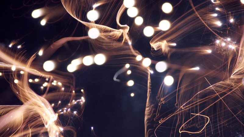Light Trails in Dark — Black, Dynamic