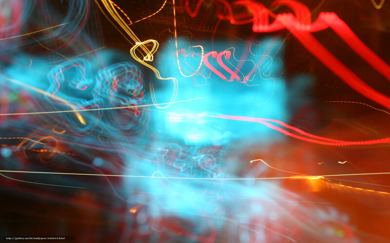 Light Trails in Motion — Red, Dynamic