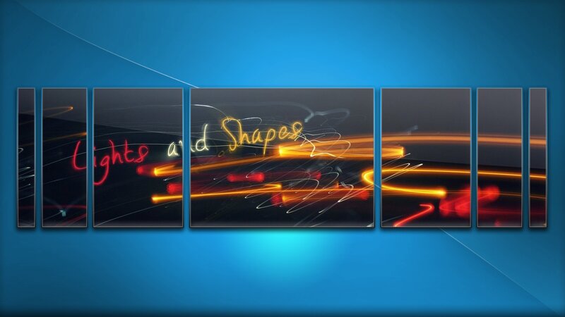 Light Trails on Panels