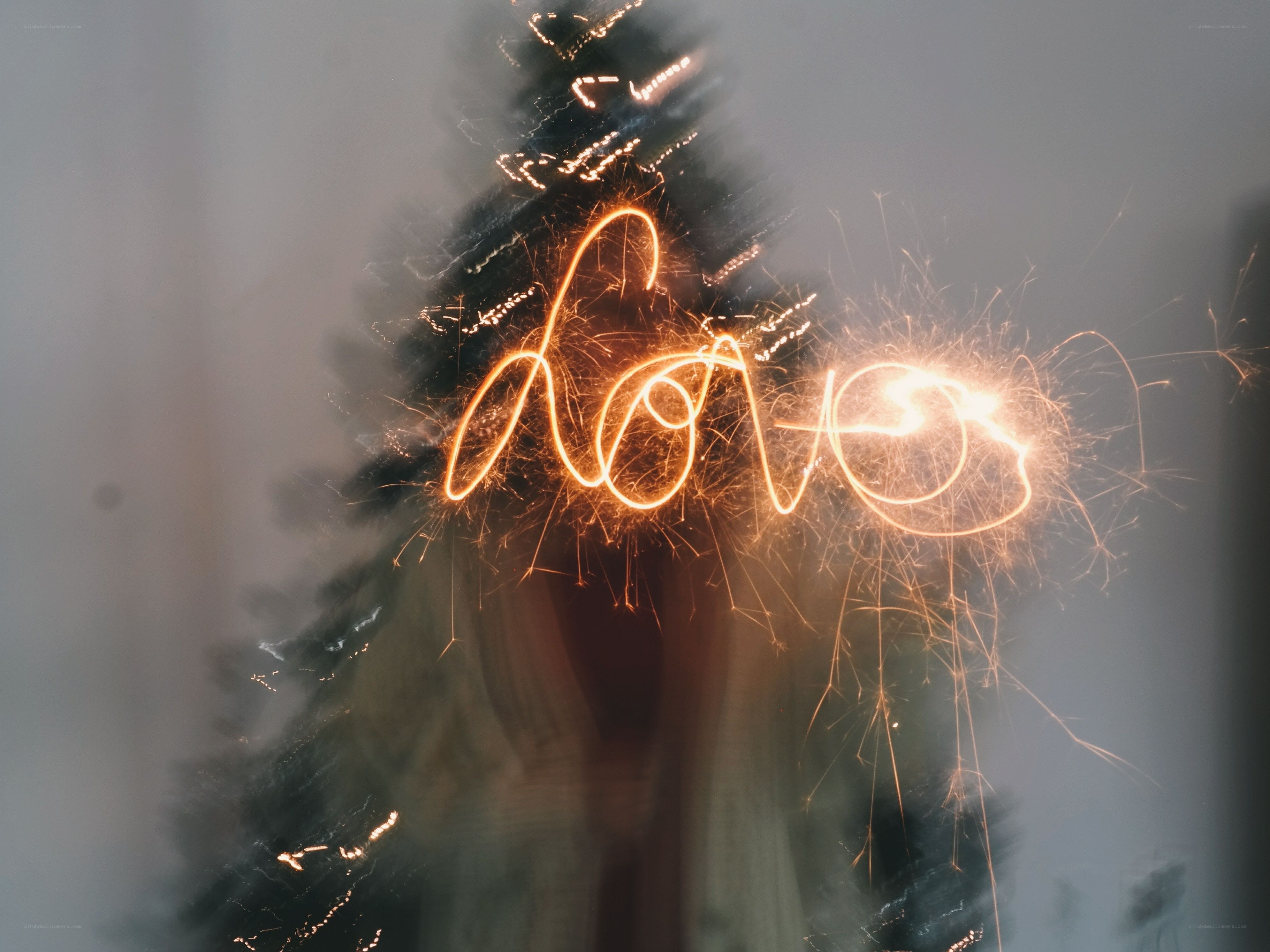 light writing love sparkler