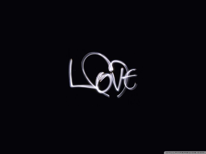 Light Writing of Love — Black