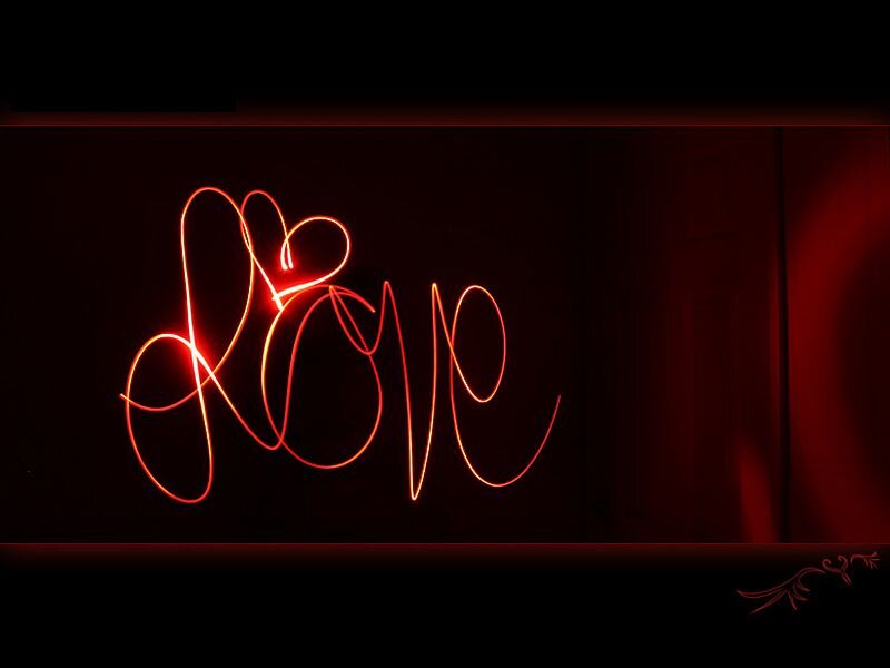 Light Writing of Love