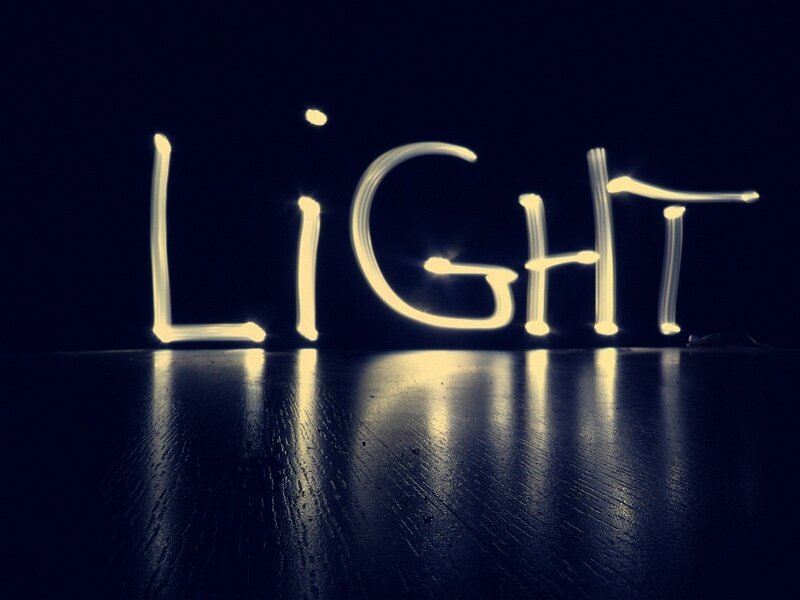 Light Writing on Surface