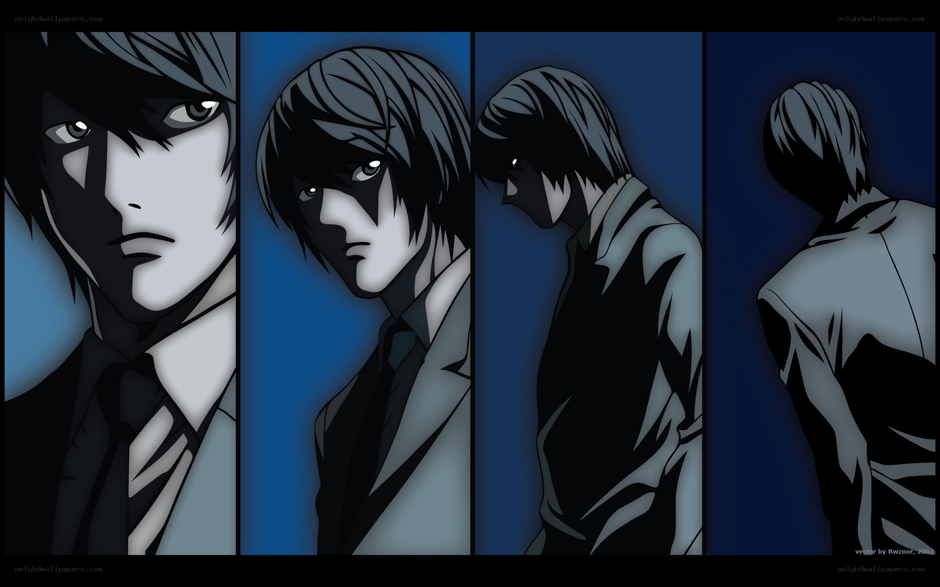 Light Yagami character collage