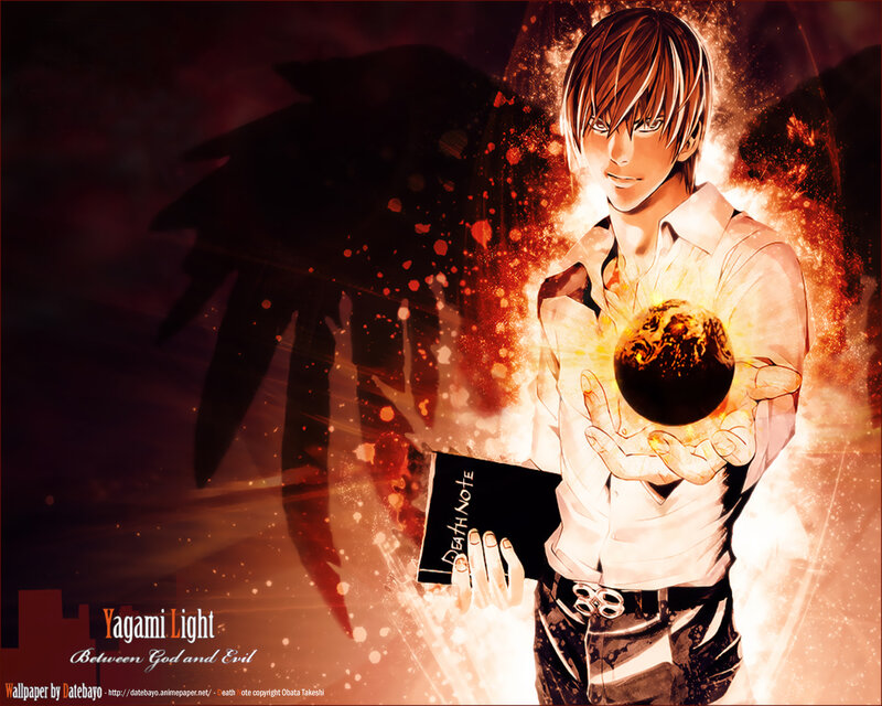 Light Yagami with Death Note