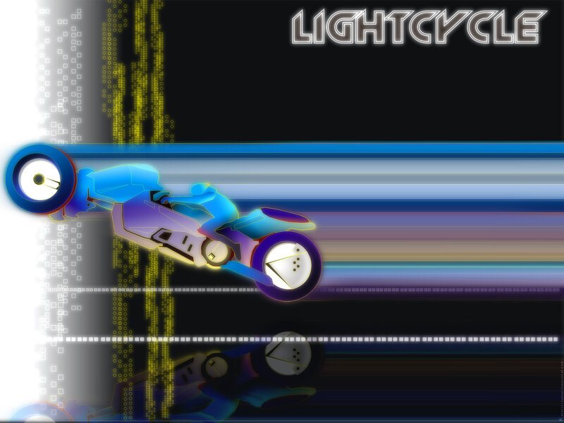 Lightcycle Vehicle — Blue