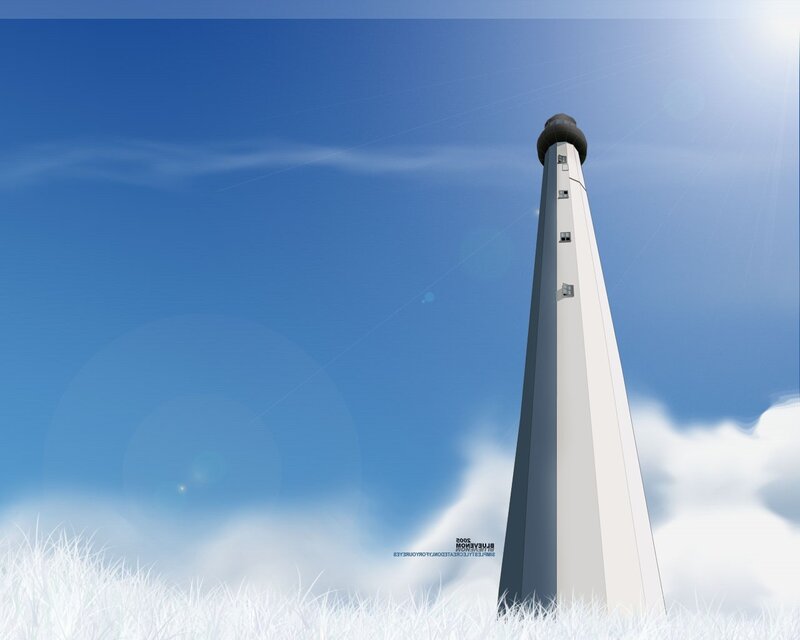 lighthouse against blue sky