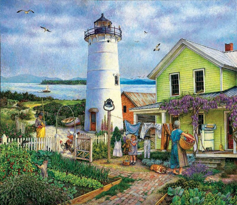 Lighthouse and Family