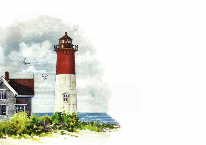 Lighthouse and House