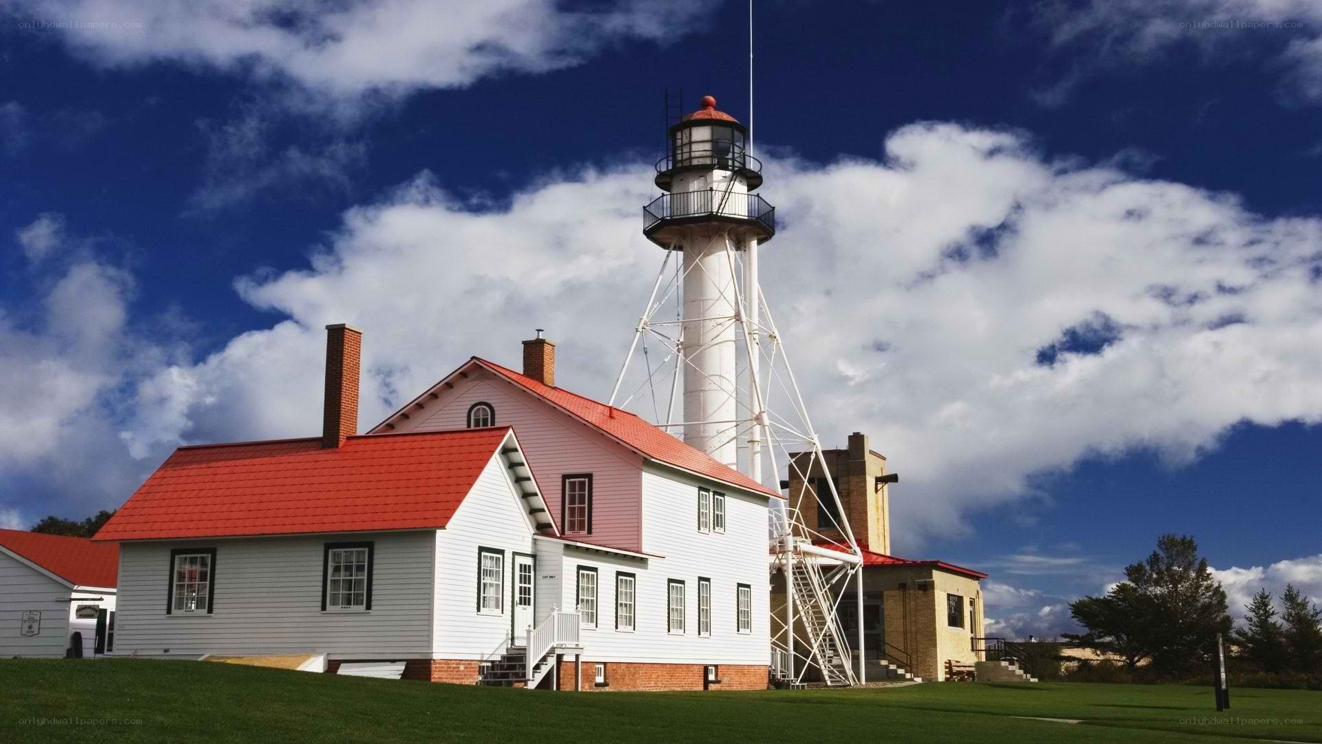lighthouse and keeper's house