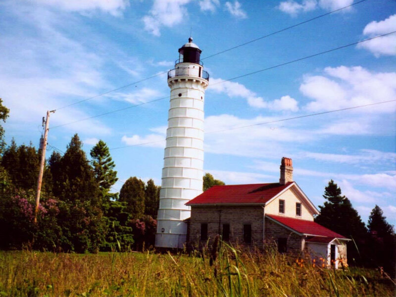 Lighthouse and Keeper's House — Blue