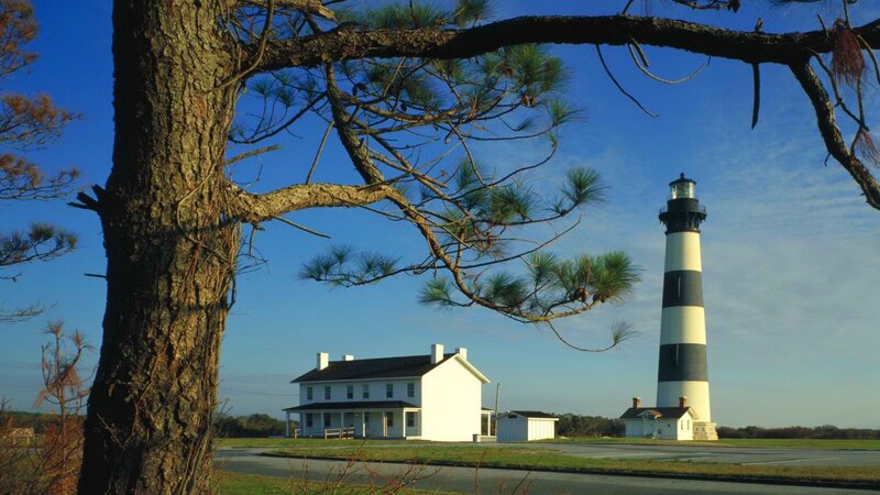 lighthouse and keeper's house