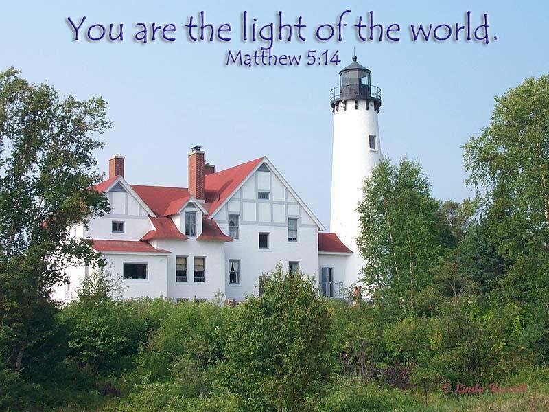 Lighthouse and Keeper's House — White, Serene