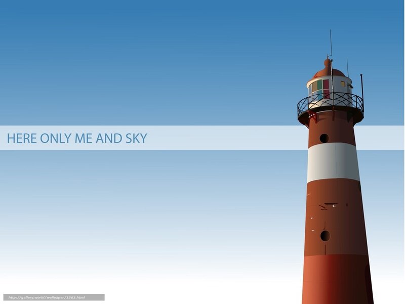 Lighthouse and sky