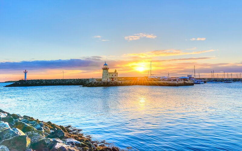 Lighthouse at Harbor