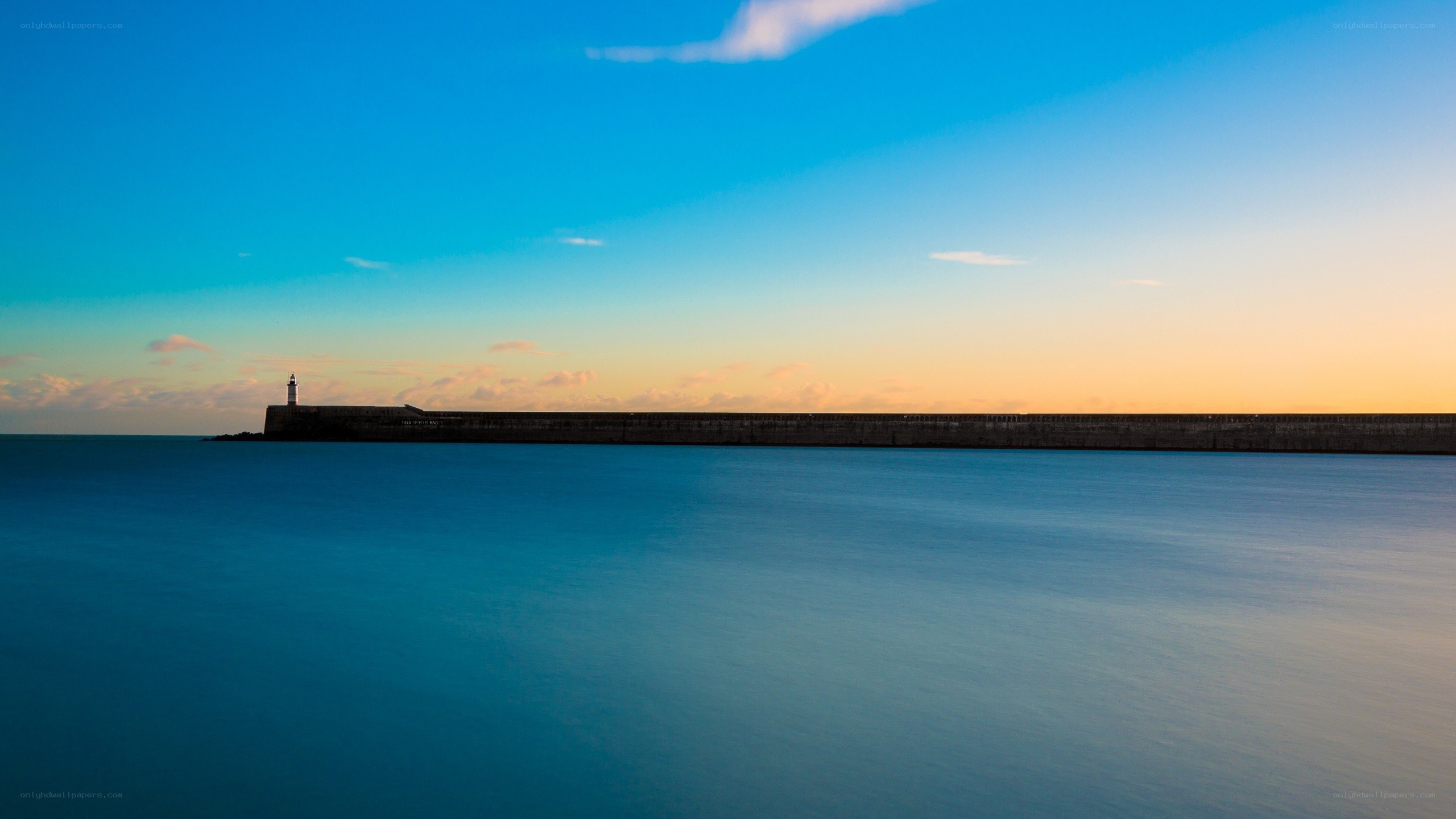 Lighthouse at sunset