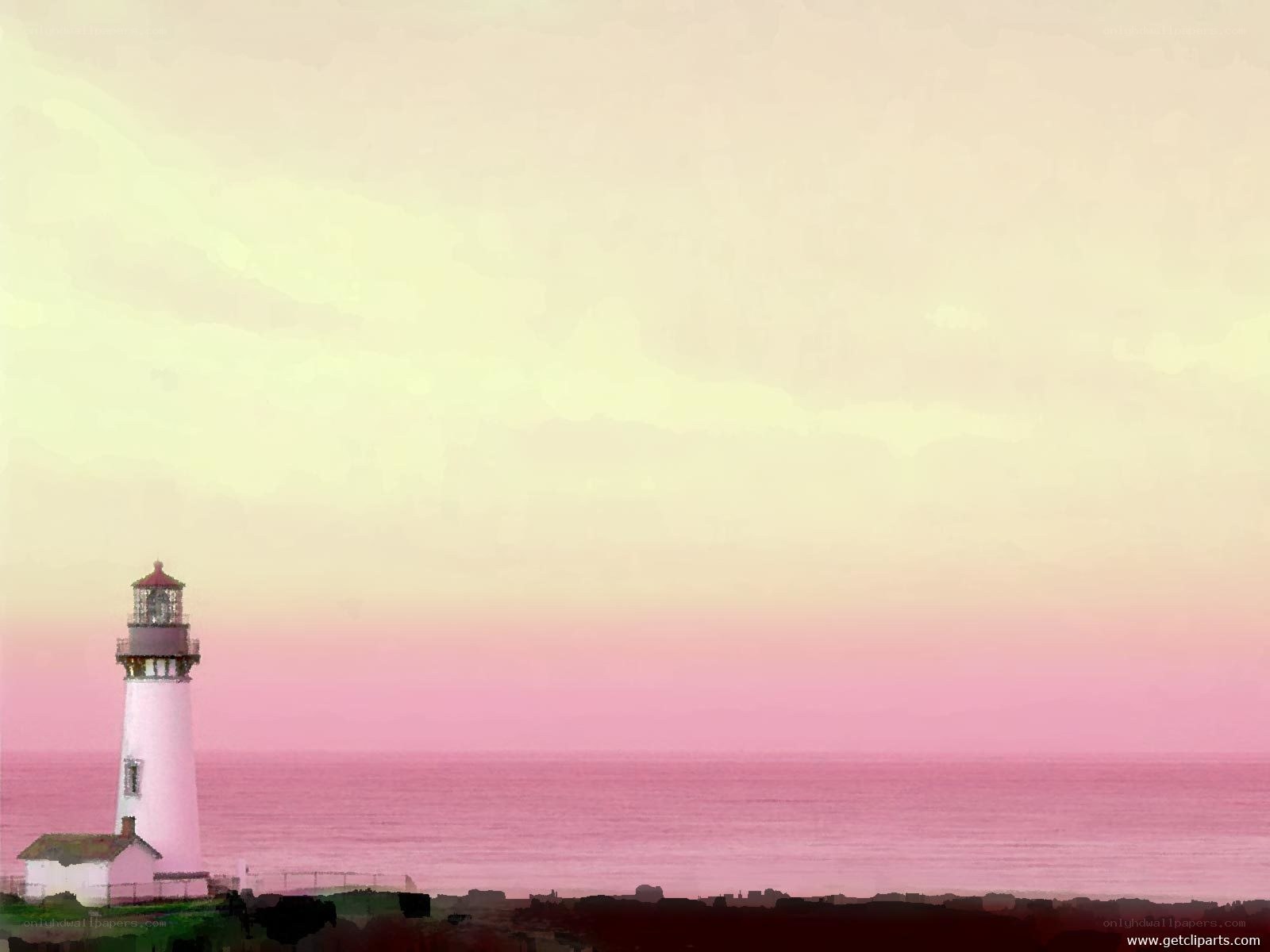 lighthouse at sunset