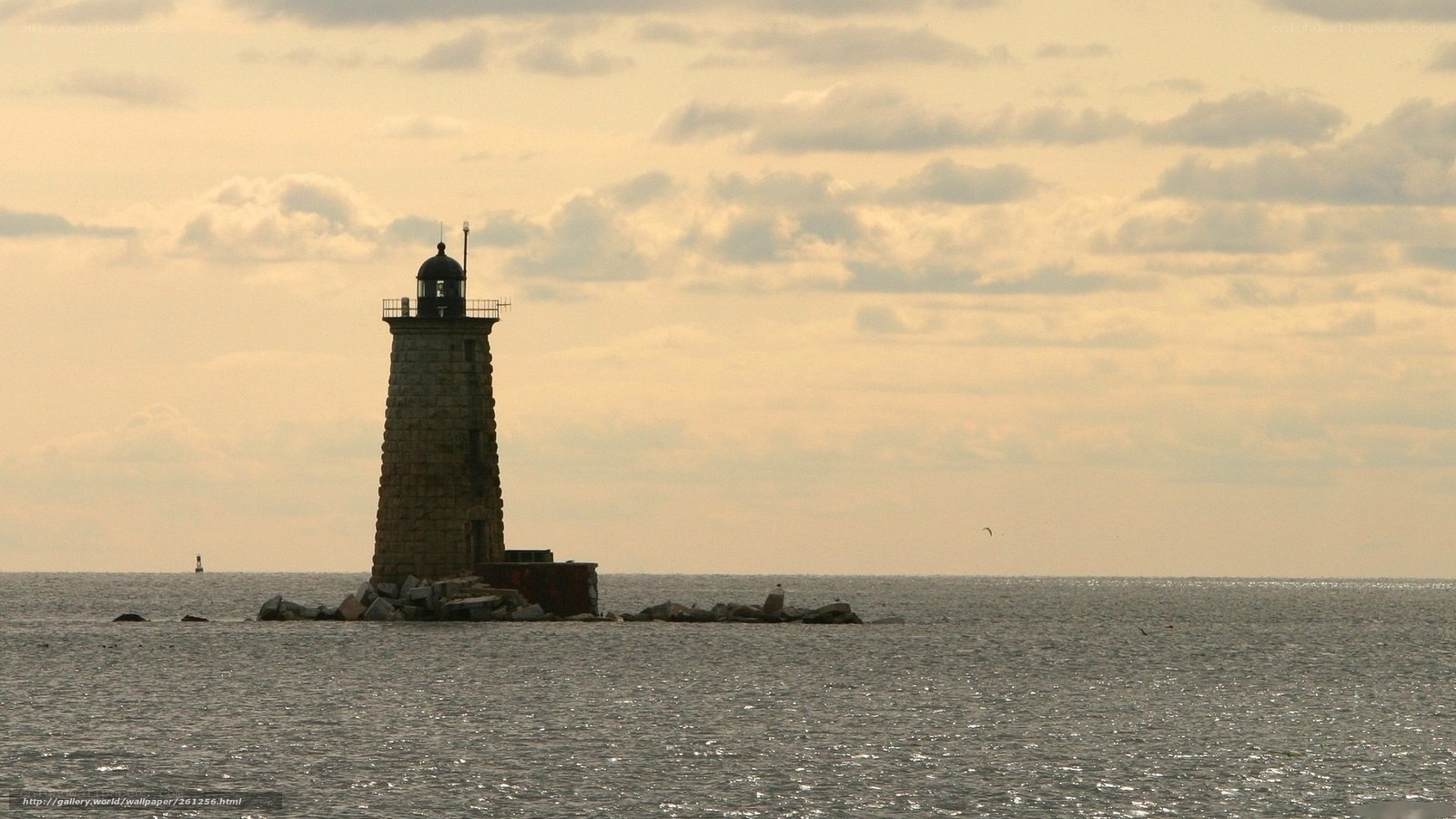 lighthouse at sunset