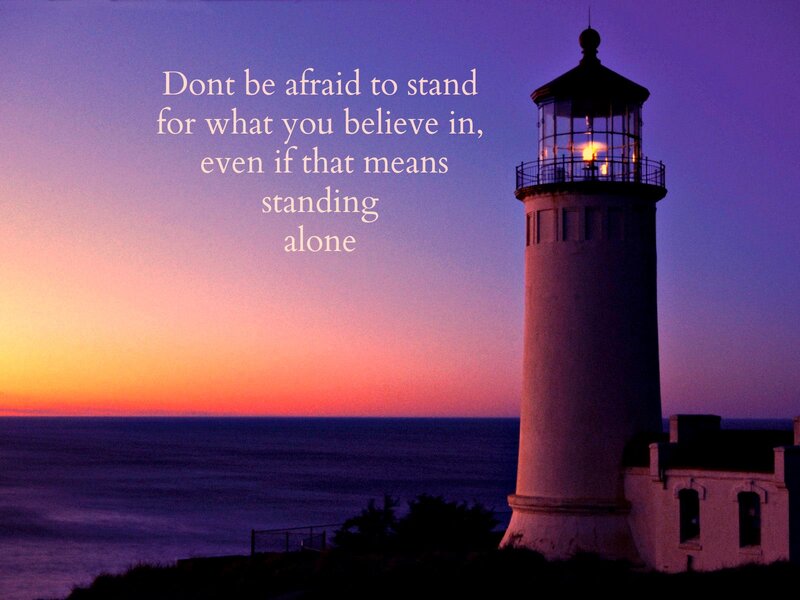 Lighthouse at Sunset — Purple, Serene, Photograph, Ocean, Sky, Trees