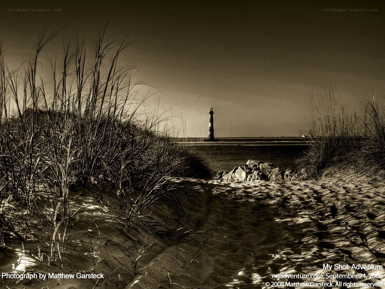Lighthouse at the beach