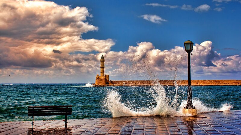Lighthouse at the harbor