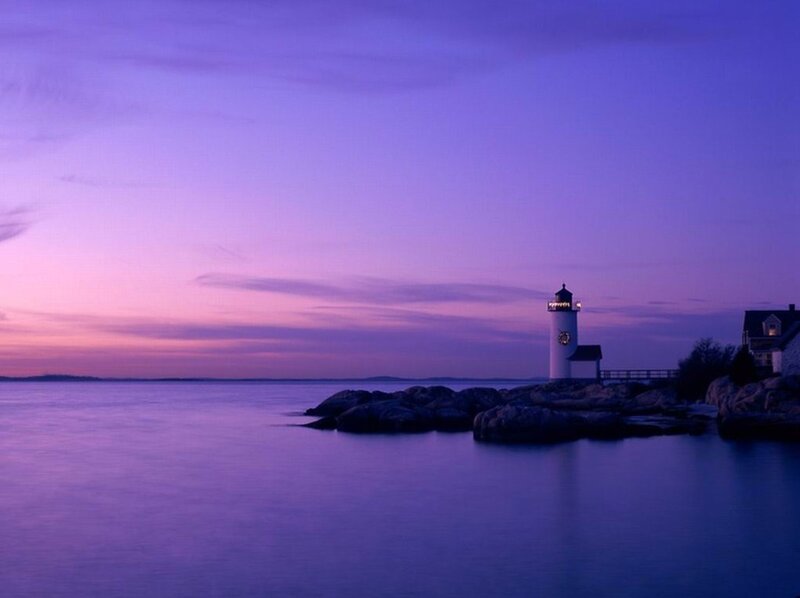 lighthouse at twilight