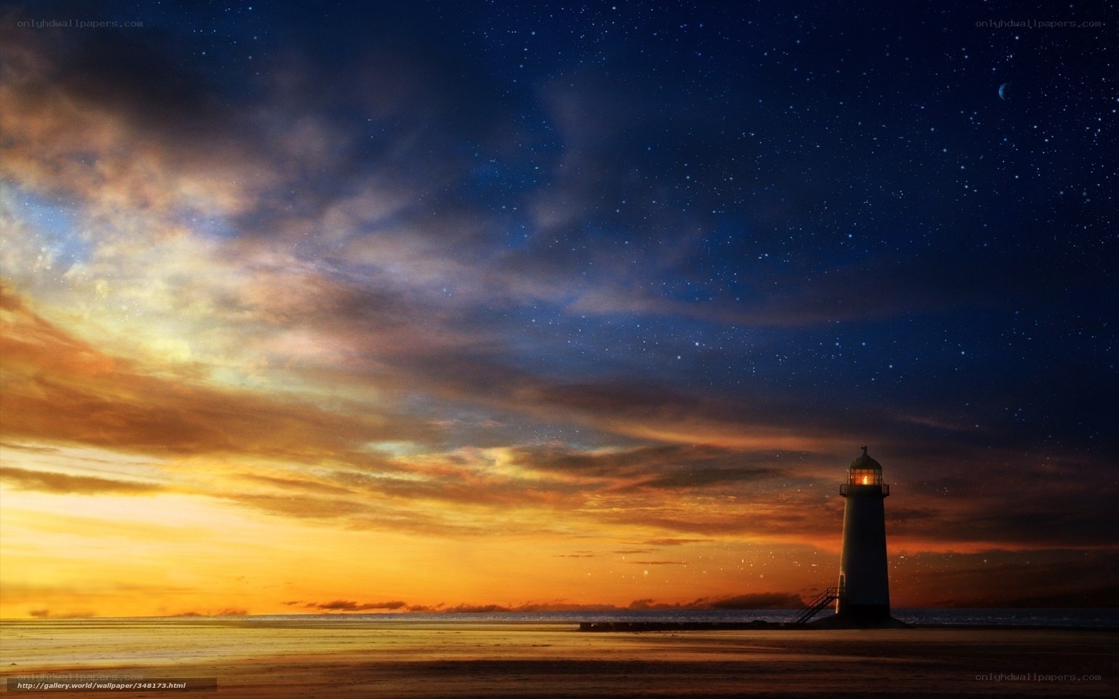 Lighthouse at twilight