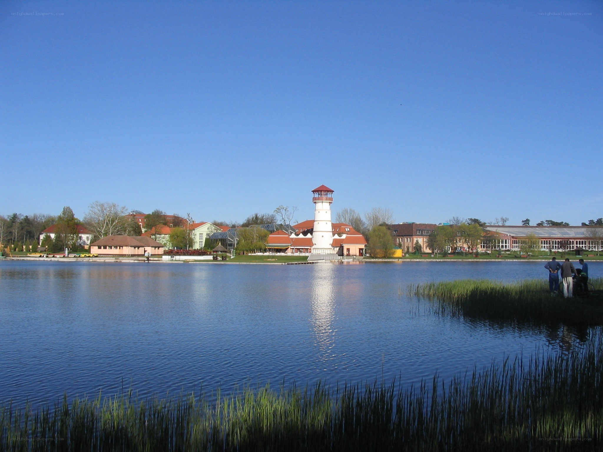 Lighthouse by the lake