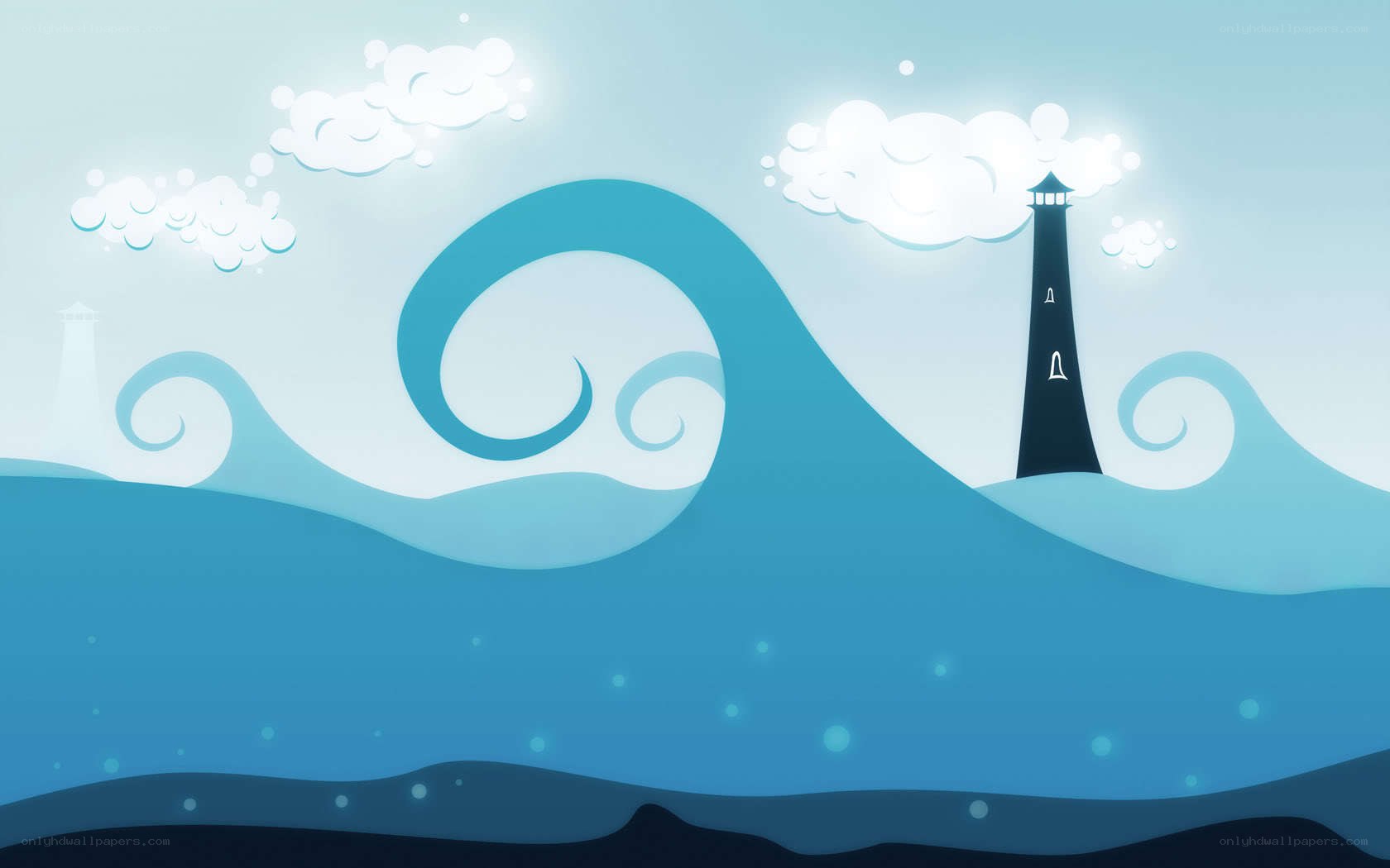 Lighthouse by the sea