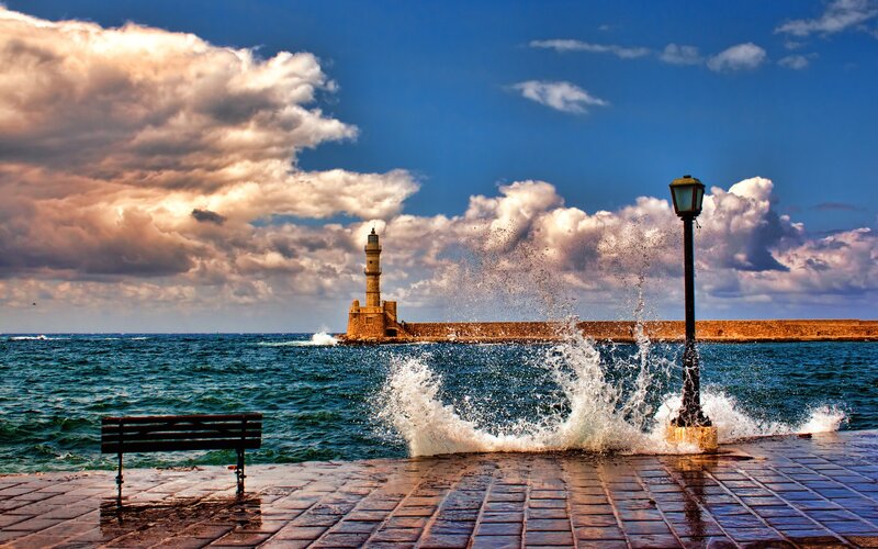 Lighthouse by the sea