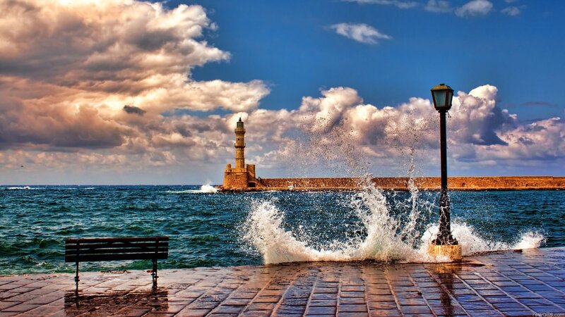 Lighthouse by the sea