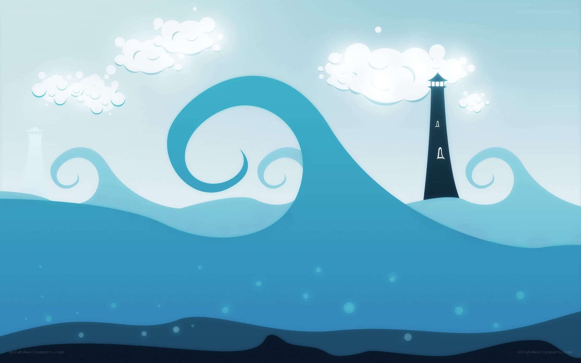 lighthouse by the sea