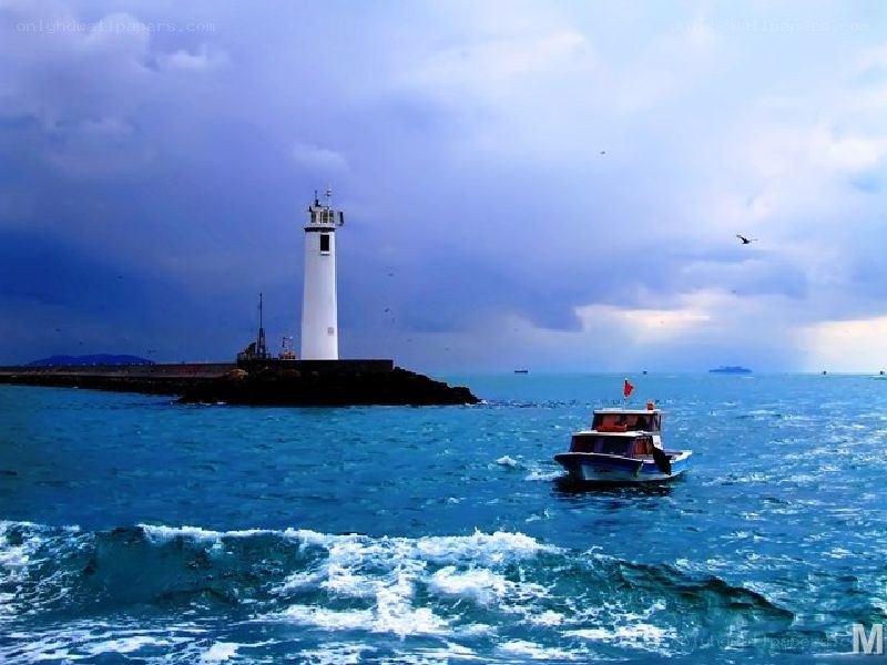 Lighthouse by the sea
