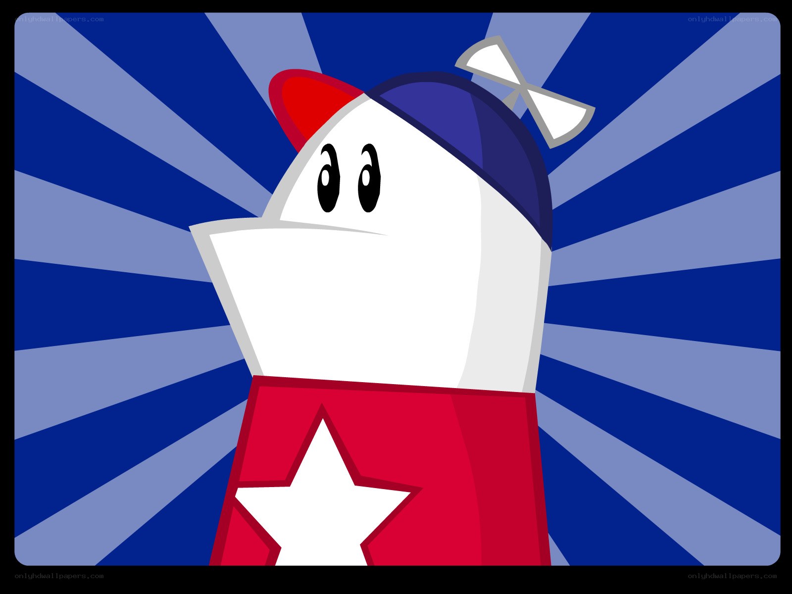 lighthouse character with star