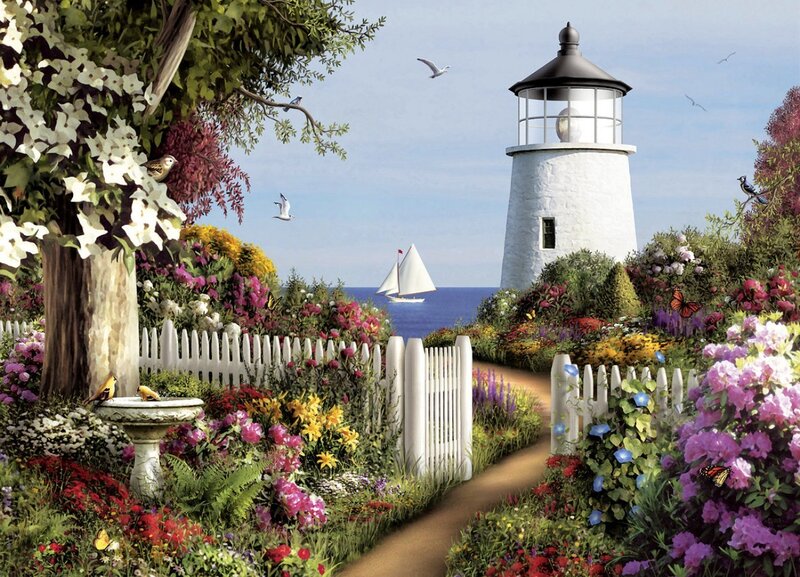 Lighthouse Garden Path