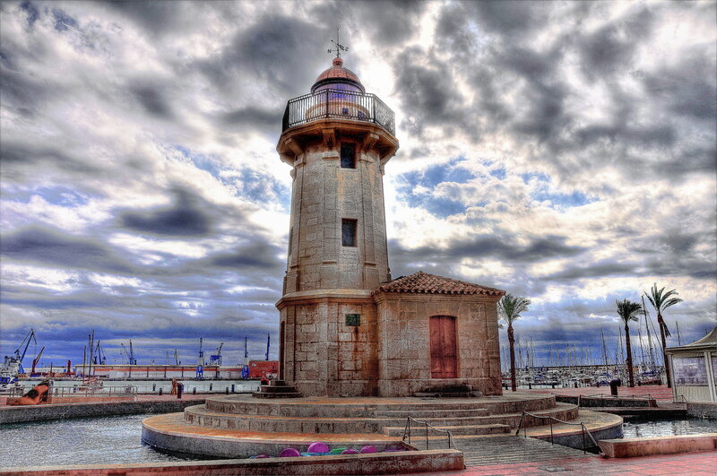 Lighthouse in Harbor