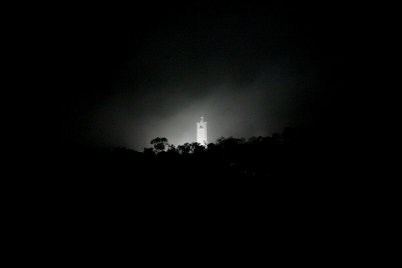 Lighthouse in the fog