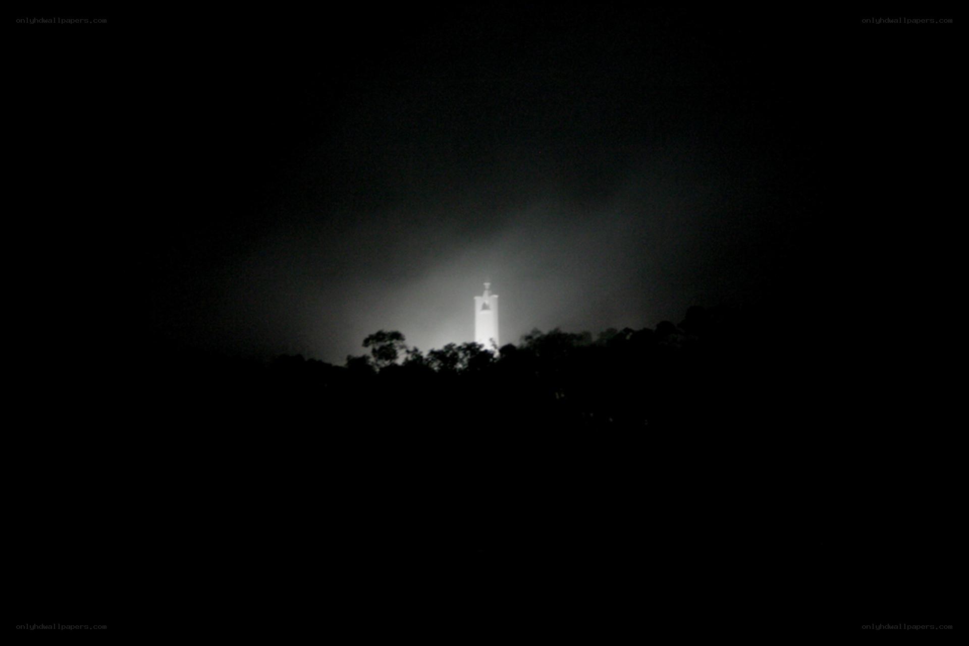 Lighthouse in the fog