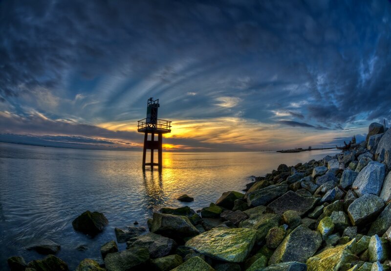 Lighthouse in Water