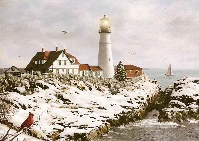 Lighthouse in Winter