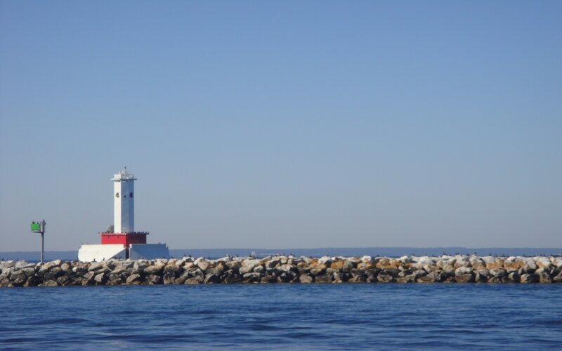 Lighthouse on a Breakwater