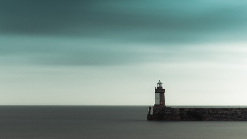 Lighthouse on a calm day