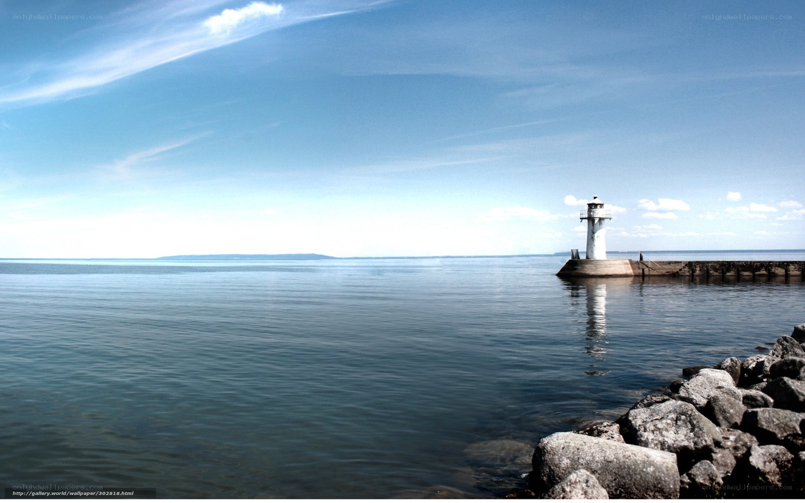 Lighthouse on a calm day