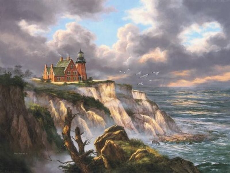 Lighthouse on a Clifftop