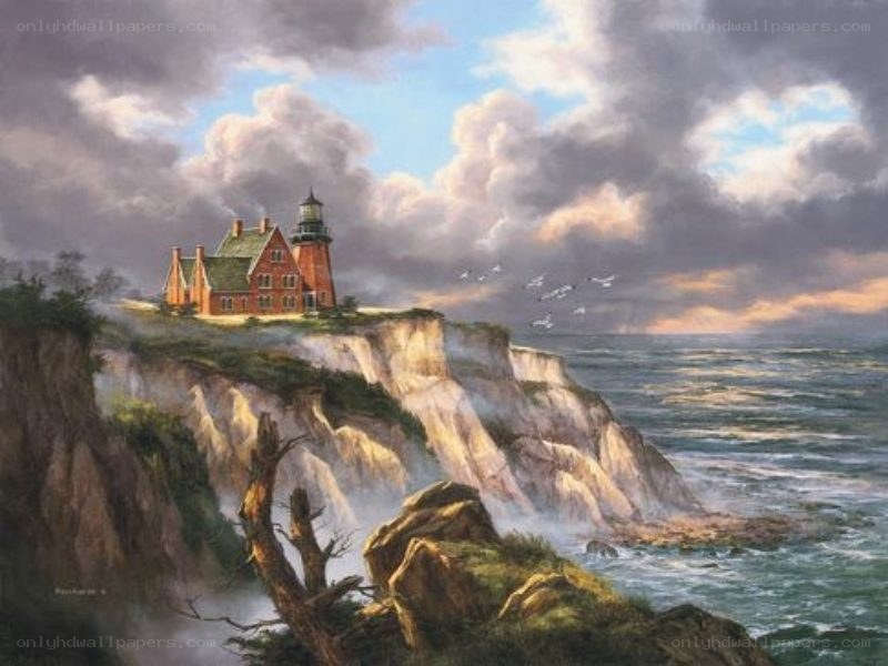 Lighthouse on a Clifftop