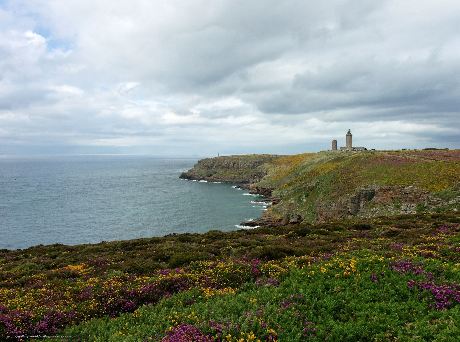 Lighthouse on a coastal cliff