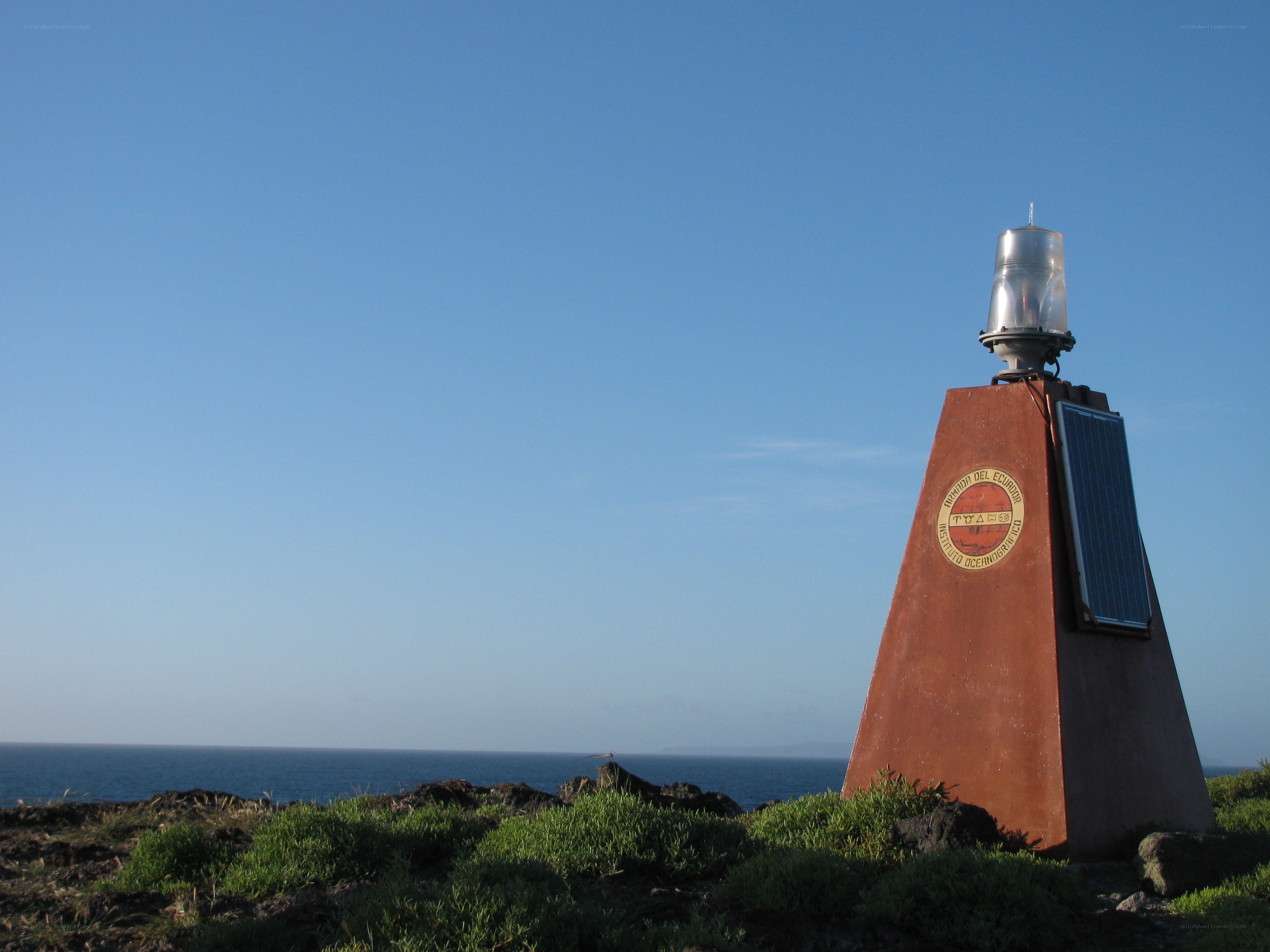 Lighthouse on a coastal cliff